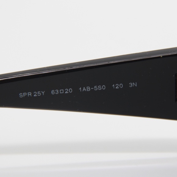 NEW PRADA PR25YS 1AB5S0 RUNWAY SUNGLASSES PRADA PR 25YS BLACK EYEWEAR SPR 25Y - Picture 13 of 14